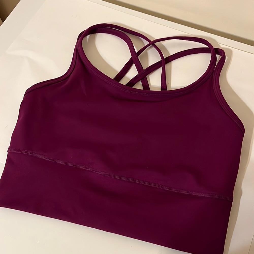 💞EXOTIC FUCHSIA CROP WORK OUT TOP💞